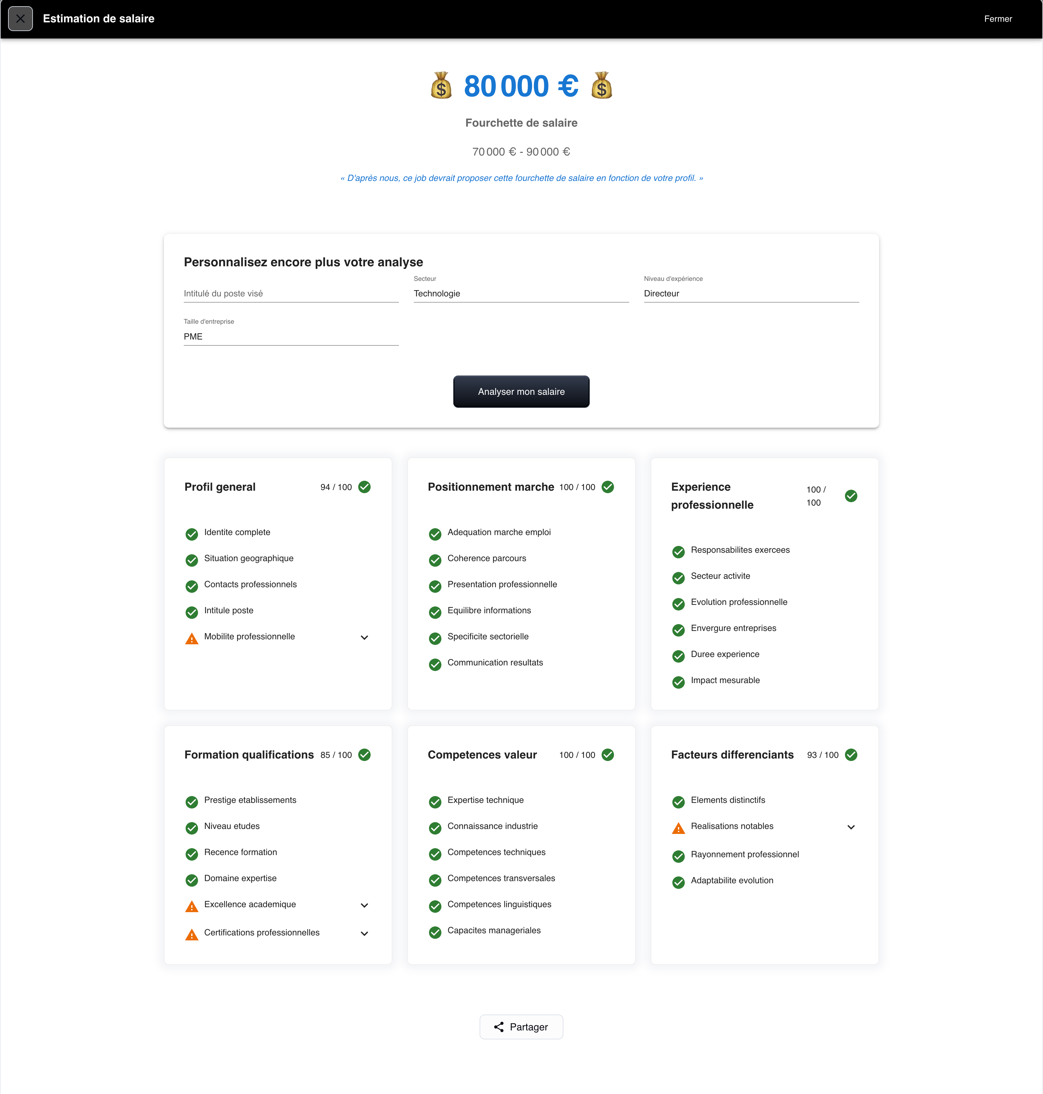 Simulateur entretien