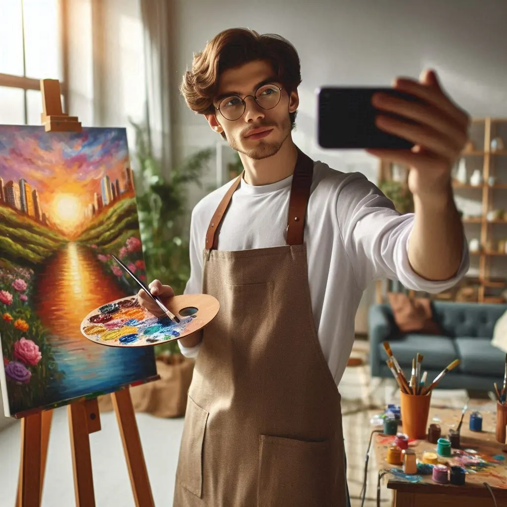 Person describing themselves clearly and concisely with three powerful words during an interview