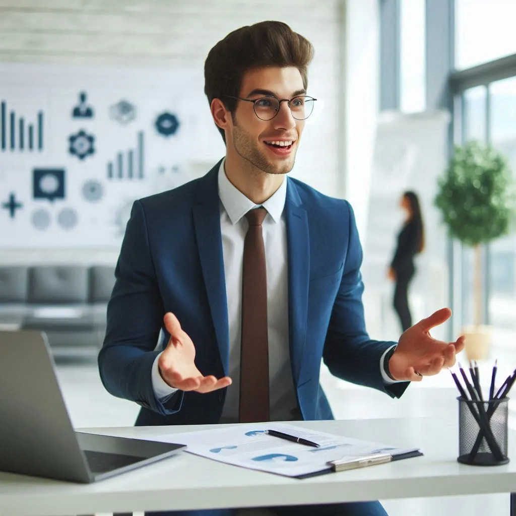 Candidate during an interview explaining how they keep up with sector trends, with enthusiasm and concrete examples